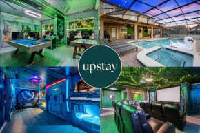 Upstay Movie Themed Mansion w Arcade Pool & Hot Tub